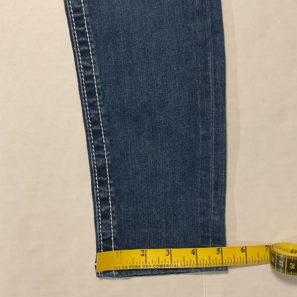 Miss Me Mid-Rise Skinny Jeans Sequin and Rhineston Angel Wings Design - Picture 5 of 13